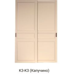 Шкаф-купе 1500 серии NEW CLASSIC K3+K3+B2+PL1 (2 ящика+1 штанга) профиль «Капучино» | фото 11