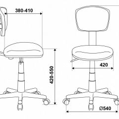 Стул компьютерный Бюрократ CH-W299/LB/TW-55 | фото 12